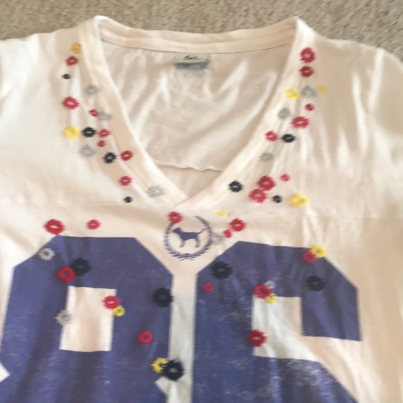 Victoria’s Secret pink zip up sweatshirt and tee - Picture 5 of 6